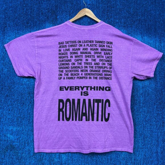 CharliXCX Everything Is Romantic Lyric brat Album EDM Tee XL - Picture 1 of 4